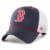 47 Brand Snapback Trucker Cap- Mesh POP Boston Red Sox Navy