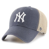 47 Brand Trucker Cap- FLAGSHIP New York Yankees Vintage Navy
