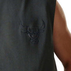 New Era Sleeveless Hoody Washed Chicago Bulls Charcoal Large