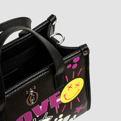 PETIT SAC CHYNOAX BLACK LEATHER