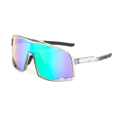 HENRIK - TRANSPARENT GREY / RAINBOW MIRROR - Sunglasses