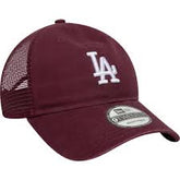 New Era 9Twenty Trucker Cap- Los Angeles Dodgers Maroon Rubin