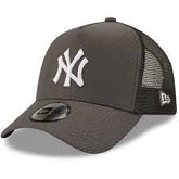New Era Adjustable Trucker Cap - Diamond New York Yankees Charcoal