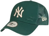 New Era Mesh Trucker Cap DISTRESSED New York Yankees Forest Green