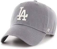 47 Brand Adjustable Cap - Mlb LA Dodgers Grey