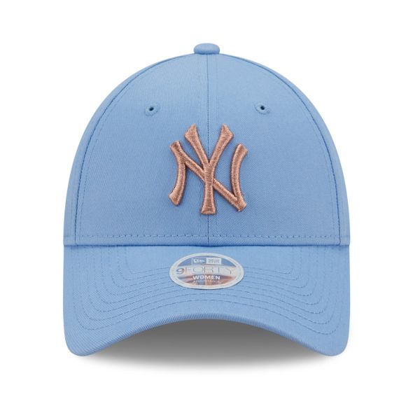 New Era 9Forty Damen Cap - METALLIC New York Yankees sky