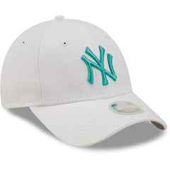 New Era 9Forty Damen Cap - New York Yankees white aqua