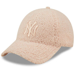 New Era 9Forty Damen Sherpa Cap - BORG NY Yankees pink