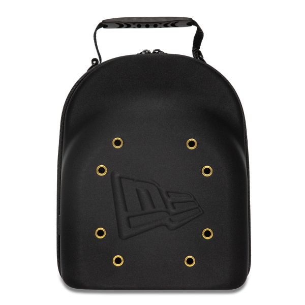 New Era 6 Cap Carrier Tasche Case schwarz / gold