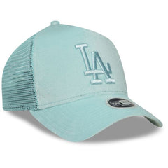 New Era Trucker Damen Cap - VELOUR Los Angeles Dodgers sky