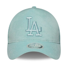 New Era Trucker Damen Cap - VELOUR Los Angeles Dodgers sky