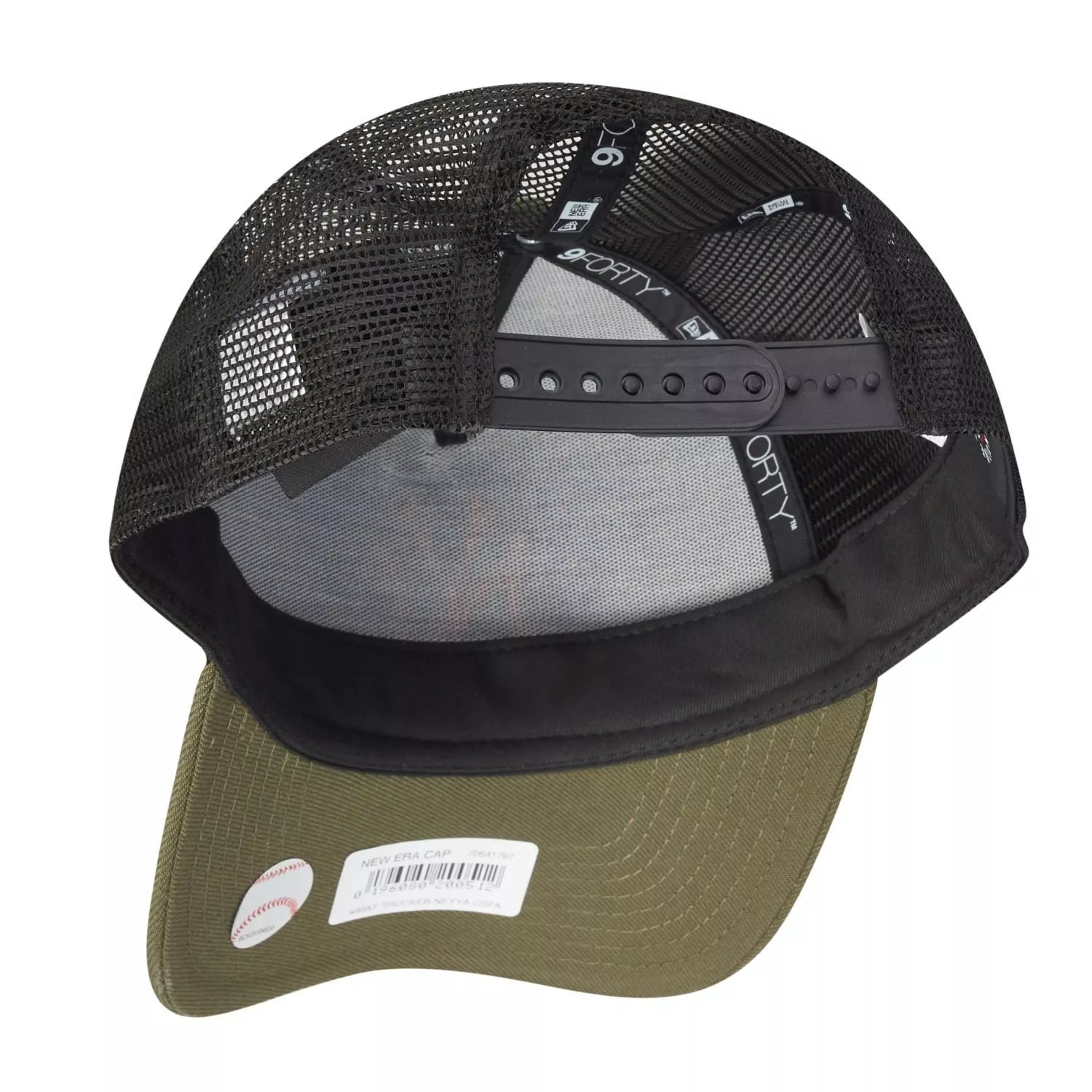 New Era 9Forty Snapback Trucker Cap - New York Yankees olive