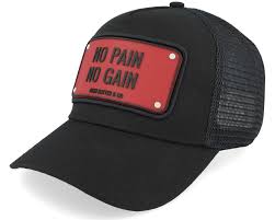 NO PAIN NO GAIN RED/BLACK